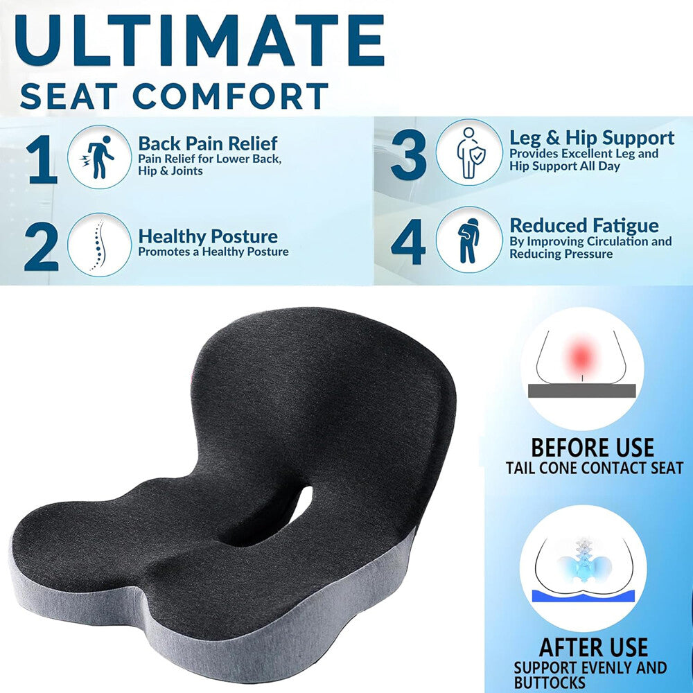 Seat Cushion W/Lumbar Support