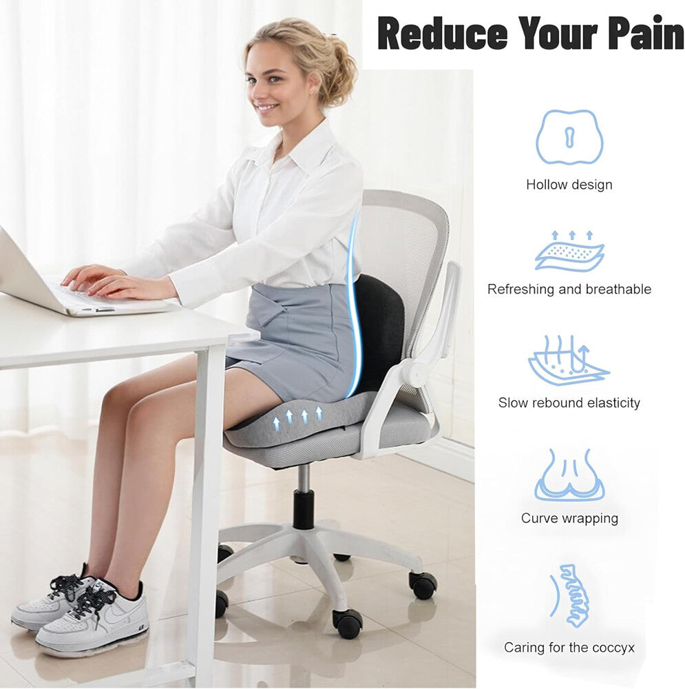 Seat Cushion W/Lumbar Support
